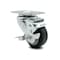 Service Caster 3.5 Inch Thermoplastic Rubber Wheel Swivel Top Plate Caster with Brake SCC SCC-20S3514-TPRB-TLB-TP2 - alternate 1